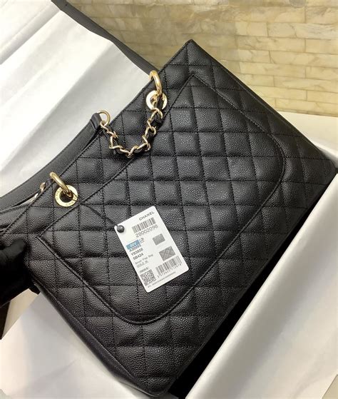 Chanel Classic Tote Bag Black MassTone