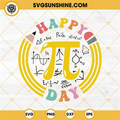 Happy Pi Day Svg Math Symbol Teachers Svg Happy Pi Day Svg Png