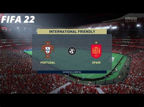 Portugal VS Spain UEFA Nations League FIFA 22 YouTube