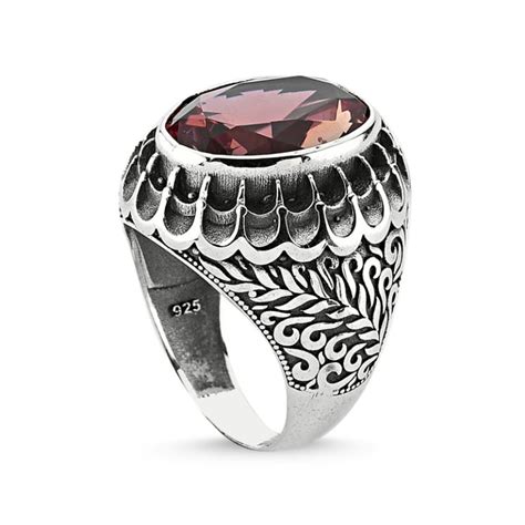 Claw Of Falcon Black Onyx Silver Ring Boutique Ottoman Exclusive