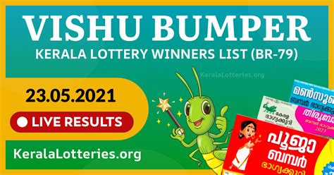 Vishu Bumper Kerala Lottery 2025 Results Prize Structure Winners List