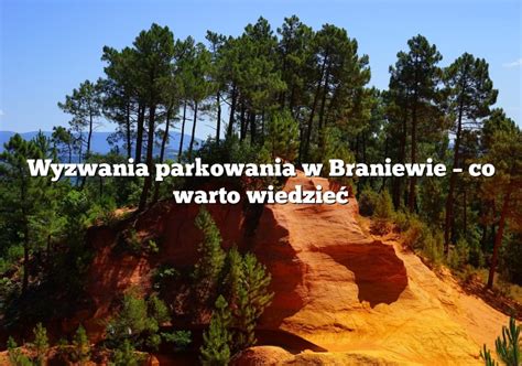 Wyzwania Parkowania W Braniewie Co Warto Wiedzie Parking Pl