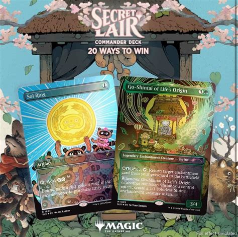 Secret Lair Deck 20 Ways To Win Teased By Wizards Of The Coast