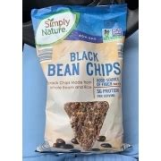 Simply Nature Black Bean Chips Calories Nutrition Analysis More