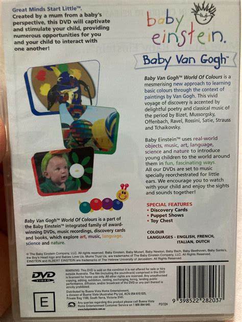 Baby Van Gogh World Of Colours DVD 2004 For Sale Online EBay