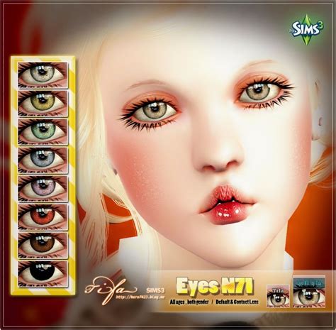 Best Daily Sims 3 Eyes 71 By Tifa