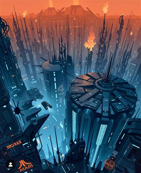 An Interesting Art Style | Cyberpunk art, Blade runner, Future city