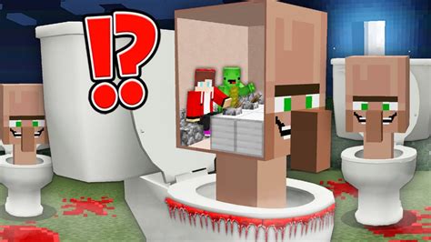 Jj And Mikey Control Scary Skibidi Toilet Mind In Minecraft Challenge