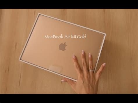 Macbook Air M Rose Gold Unboxing Youtube