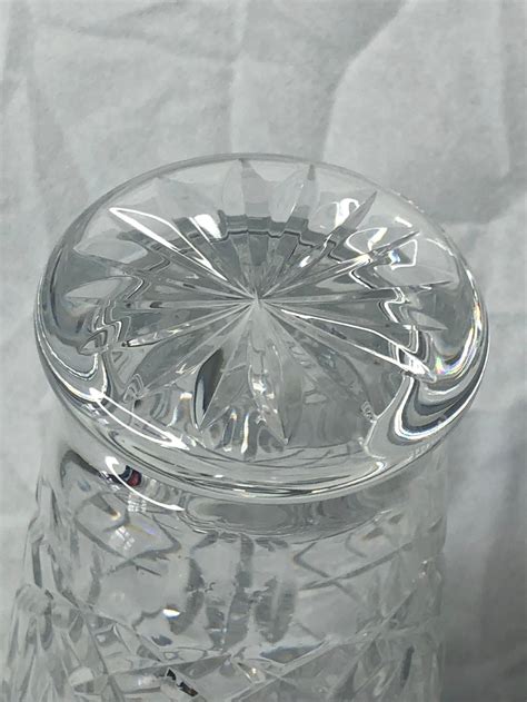 One 1 Very Heavy Lead Crystal Vase Etsy