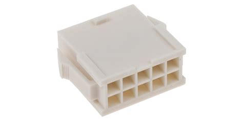 Molex Mini Fit Jr Male Connector Housing Mm Pitch Way Row