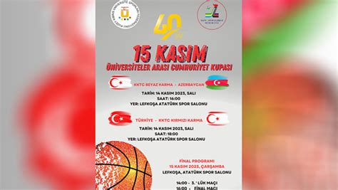 Üniversitelerarası Basketbol Cumhuriyet Kupasında program belli oldu