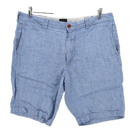 J Crew Shorts Jcrew Baird Mcnutt Irish Linen Blue Stanton Shorts