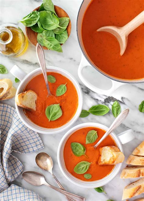 Tomato Basil Soup Recipe Love And Lemons