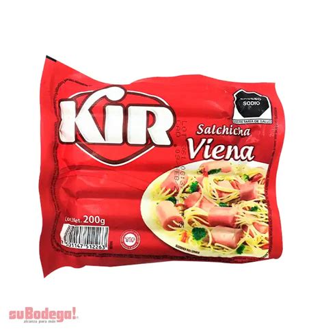 Salchicha Hot Dog Kir 200 Gr Subodega Alcanza Para Más