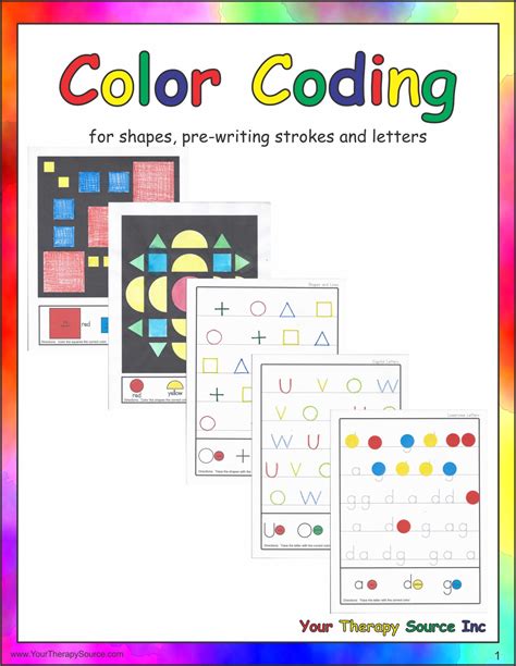 Color By Copy Visual Motor And Visual Spatial Activity Your Therapy