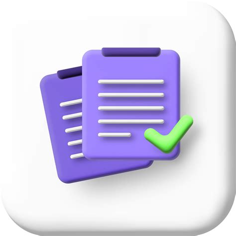 Check Mark Confirmation And Approval Icon 3d Illustration 22876352 Png