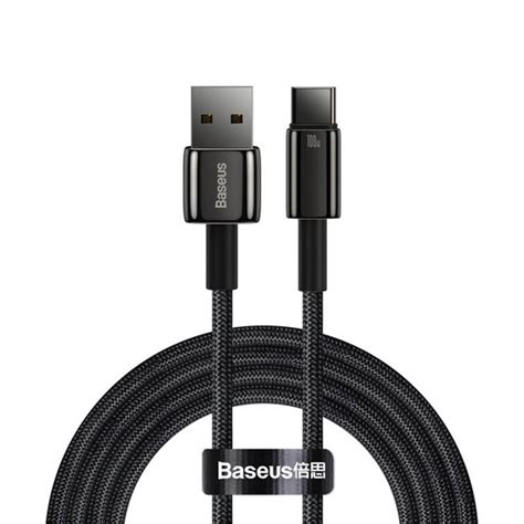 Cable De Datos Baseus Usb A Tipo Usb C Carga Rápida 100w 2m Cawj000101 Baseus