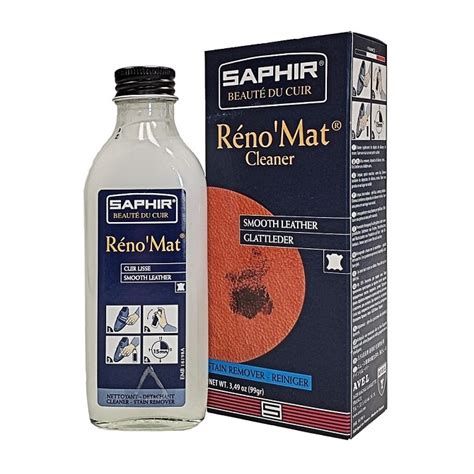 SAPHIR RENO MAT 100ML (SMALL) SMOOTH LEATHER CLEANER | Livewellx