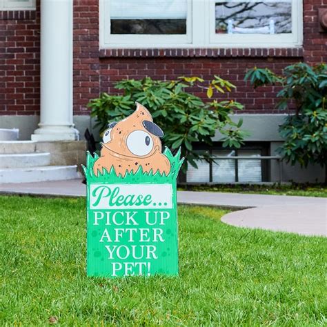 Pick up Poop Yard Signs - Etsy