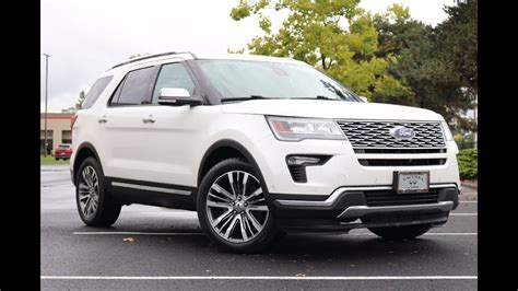 2018 Ford Explorer Platinum Walk Around And Information Youtube