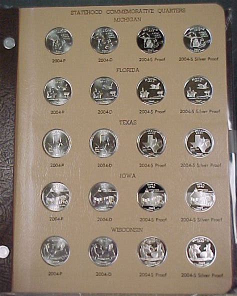 Complete Set Of Statehood Quarters Ch Bu Gem Proof Ray