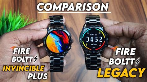 Fire Boltt Invincible Plus Vs Fire Boltt Legacy Detailed Comparison