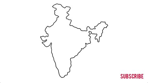 India Map Drawing How To Draw India Map Step By Step Map Drawing