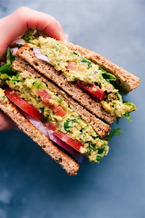 Chickpea Salad Sandwich Chelseas Messy Apron