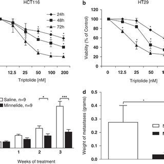 Triptolide And Its Derivative Minnelide Is Effective In Killing Colon