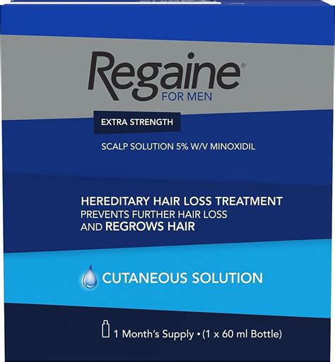 Regaine For Men Extra Strength Scalp Solution Hereditary Hair Loss