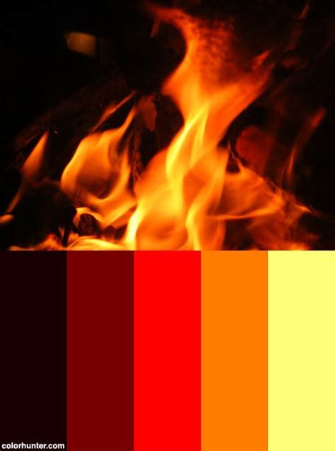 Fireflamecolorscheme Color Schemes Colour Palettes Color Palette