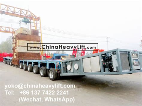 Modular Trailers Hydraulic Multi Axle Trailer CHINA HEAVY LIFT