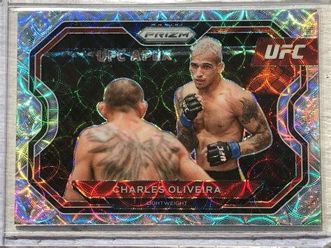 2021 UFC Charles Oliveira Panini Prizm Silver Scope 99 99 174 EBay