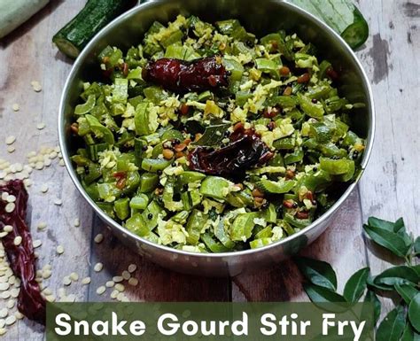 The Elegance Of Snake Gourd Stir Fry Trendy Angel Kitchen