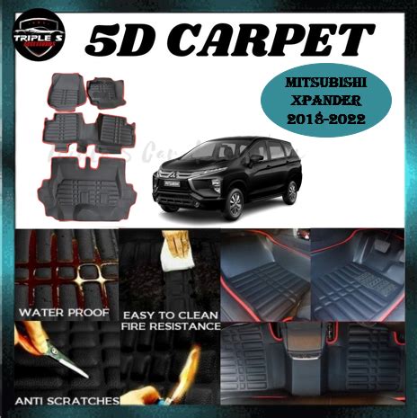 Mitsubishi Xpander Present D Carpet Carmat Floor Mat Oem Karpet