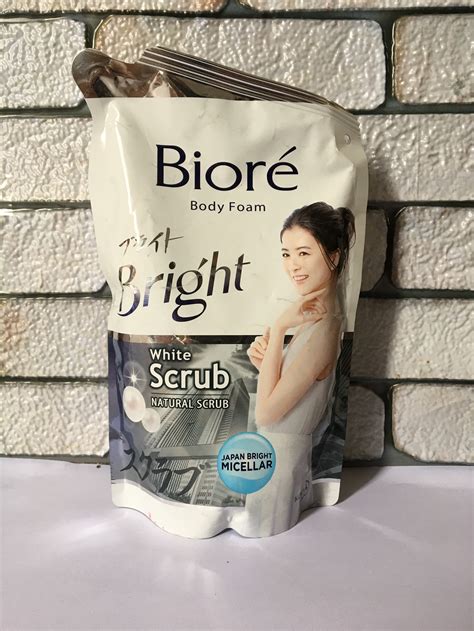 Biore Body Foam Bright White Scrub Reffil 450ml Lazada Indonesia