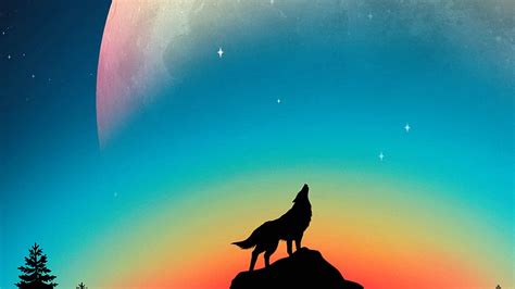 Wolf Howling Minimal Wolf Minimalism Minimalist Artist Artwork