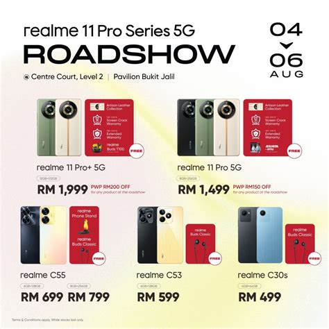 Realme Pro Roadshow In Pavilion Bukit Jalil August Offers