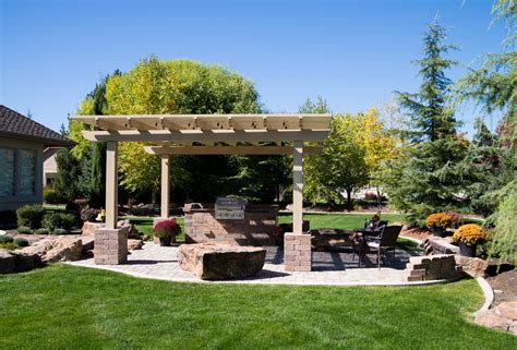 Freestanding Pergola Midcentury Patio Boise By ShadeWorks Inc