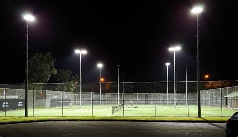 LED Tennis Court Lighting Upgrade - Illawarra Tennis Club - Rockdale