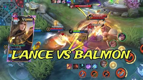 Lancelot Melawan Balmond Hardgame Mobile Legends Youtube