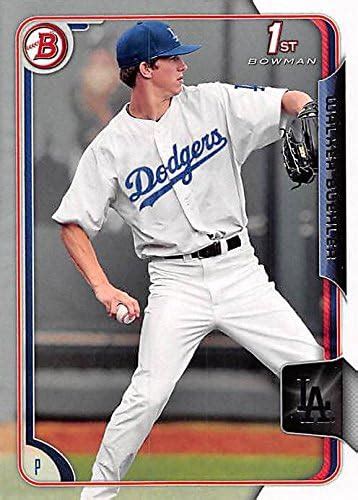 Walker Buehler Baseball Card Los Angeles Dodgers 2015 Topps Bowman