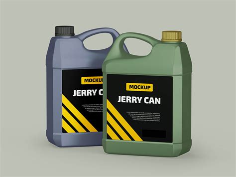 Free Plastic Car Engine Oil Jerry Can Mockup Psd Good Mockups