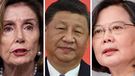 Nancy Pelosi Taiwan Visit Chinas Xi Jinping Pitted Against Tsai Ing