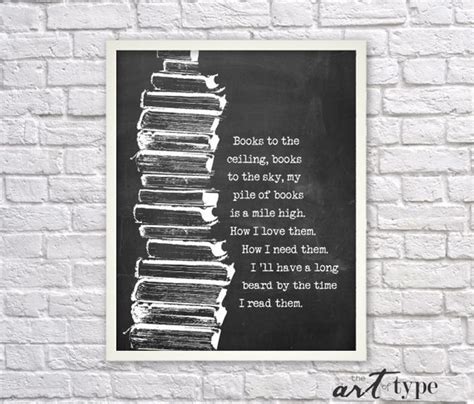 Book Lover Bibliophile Print Beard Quotes INSTANT Download - Etsy