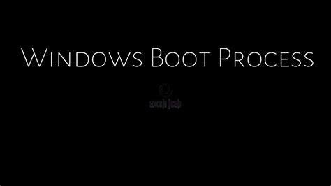 Windows Boot Process Flowchart