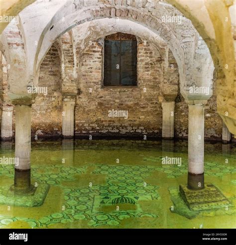 Ancient Flooded Crypt Stock Photo Alamy