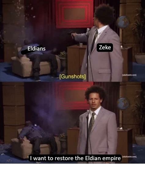 zeke offered so many opportunities for memes this chapter | Tumblr