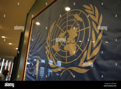 united nations flag logo  res stock photography  images alamy